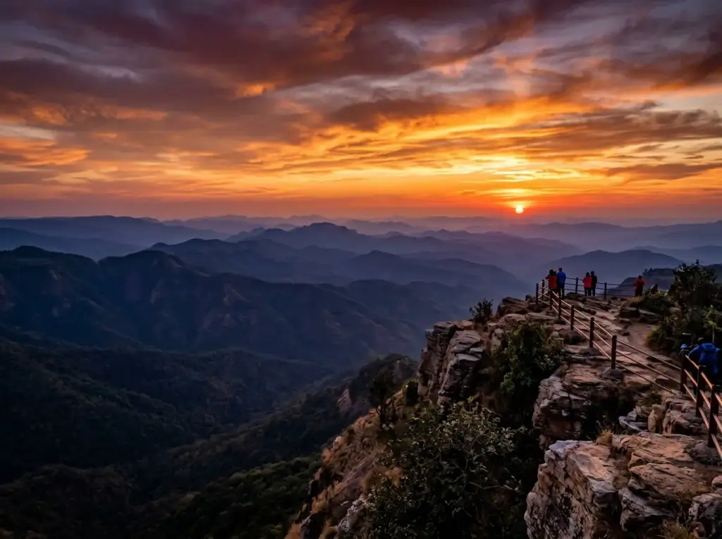 dhoopgarh sunset pachmarhi